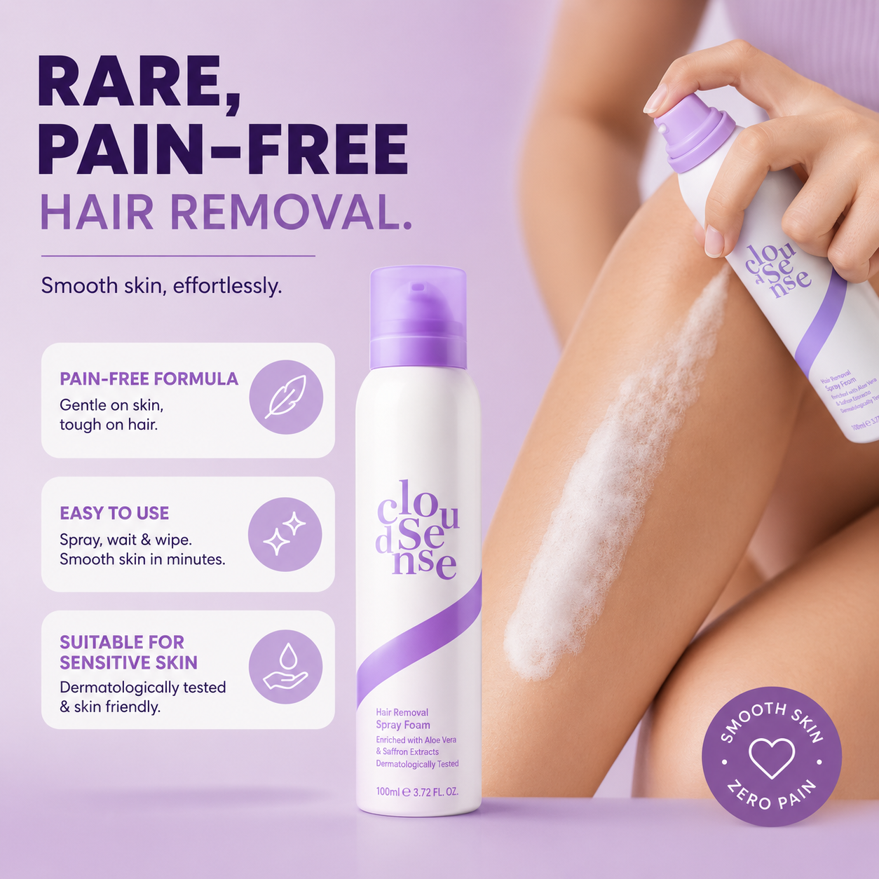 Pain-Free Hair Removal Cream