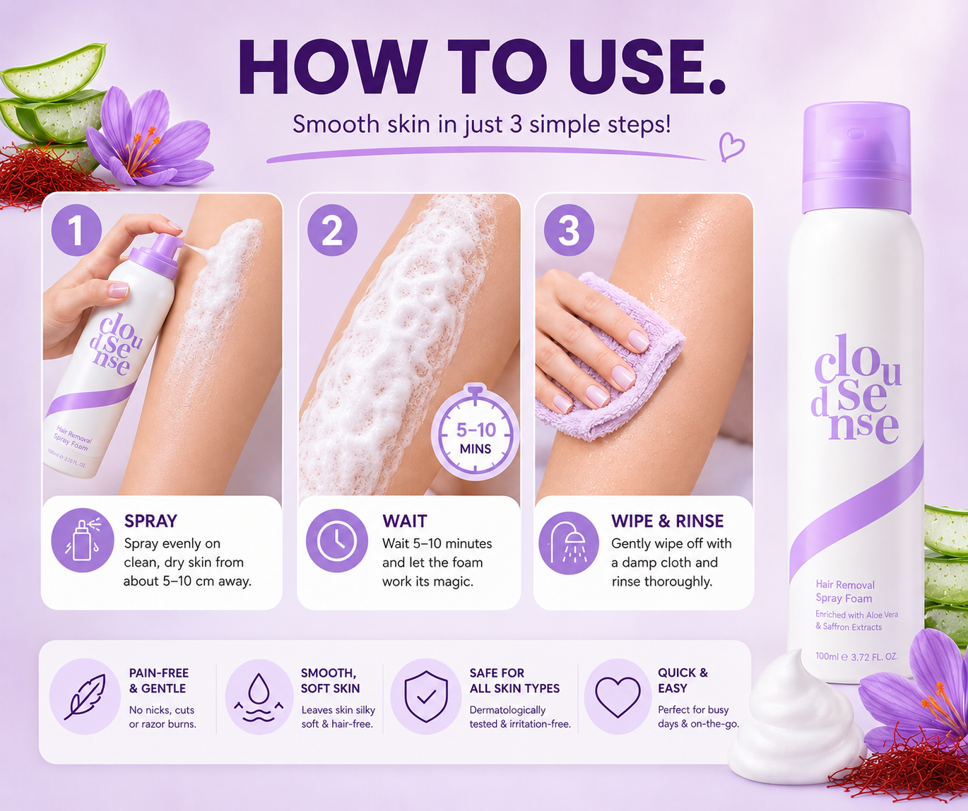 Pain-Free Hair Removal Cream